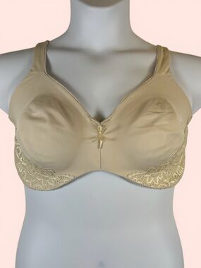 Olga Size 40DD/40E Rosewater Luxury Lift Minimizer Underwire Bra